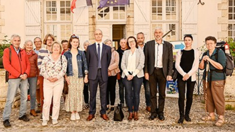 Communes Haltes - Chemins de Compostelle en France