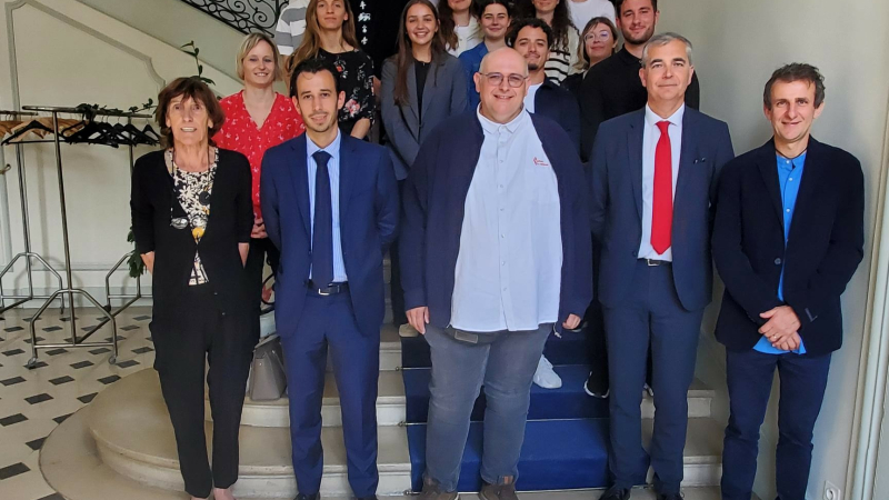 Les  étudiants de BTS GPN  accueillis  à la Préfecture  du GERS pour leur  engagement citoyen au festival des bandas  2024 !