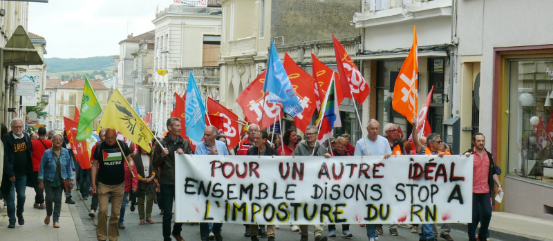Manifestation contre l'extrême droite : entre 650 à 800 personnes ont battu le pavé