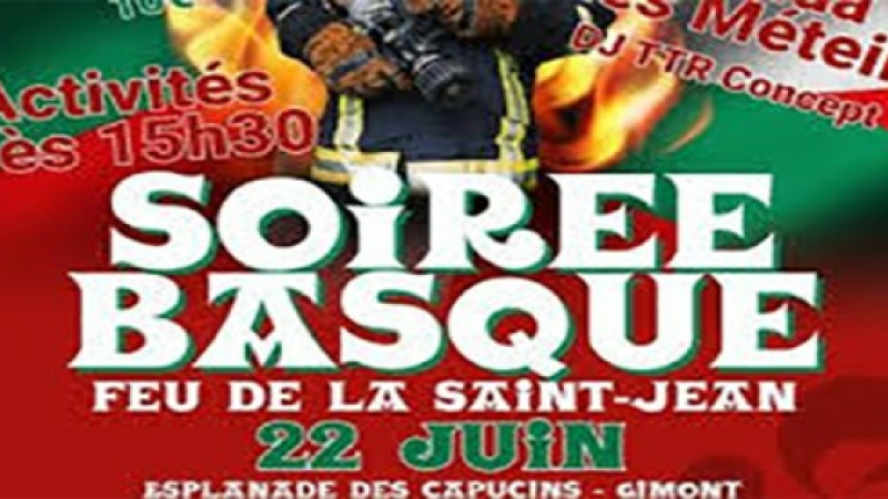 Une soirée Basque avec les sapeurs pompiers