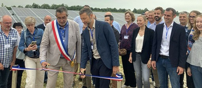 Inauguration du parc solaire CVE