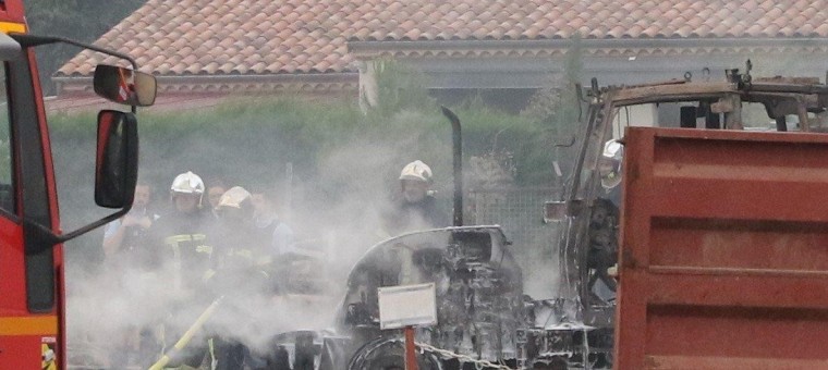 Incendie aux établissements de matériel agricole, Darnaude