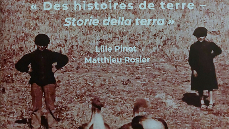 Exposition "Des histoires de terre- Storie della terra"