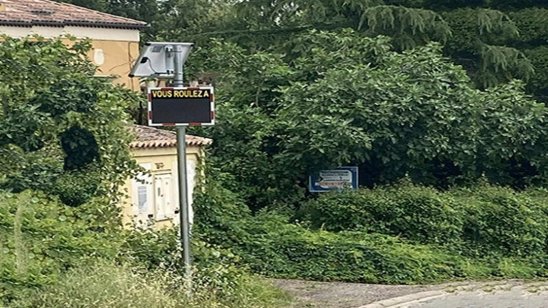 Dernier radar pédagogique mis en place