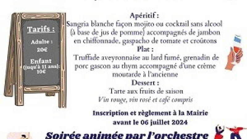 La fête du 14 juillet vous attend !