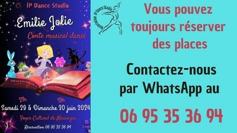 Spectacle "Emilie jolie" c'est ce soir et demain....il est encore temps......
