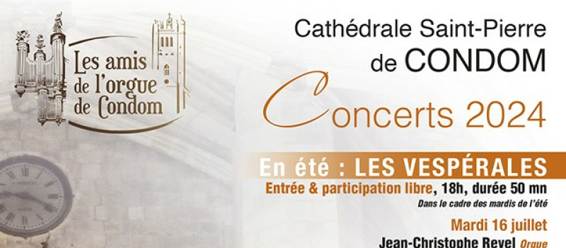 Les vespérales prochain concert