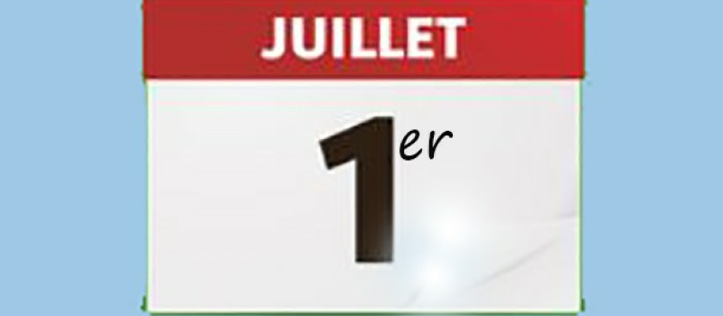 les changements de début de mois