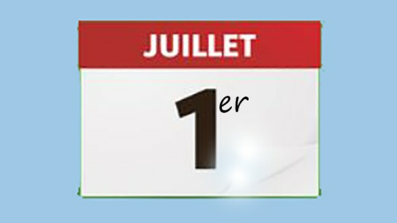 les changements de début de mois
