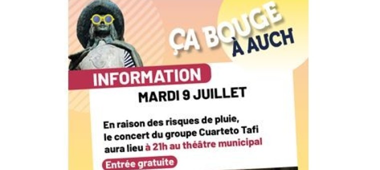 Report du concert de Cuarteto Tafi au théâtre d'Auch