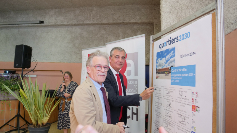 Signature du contrat ville 2024-2030