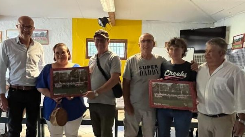 Patricia, Eric OUSSET, Jean-Pierre et Muriel JULIA honorés