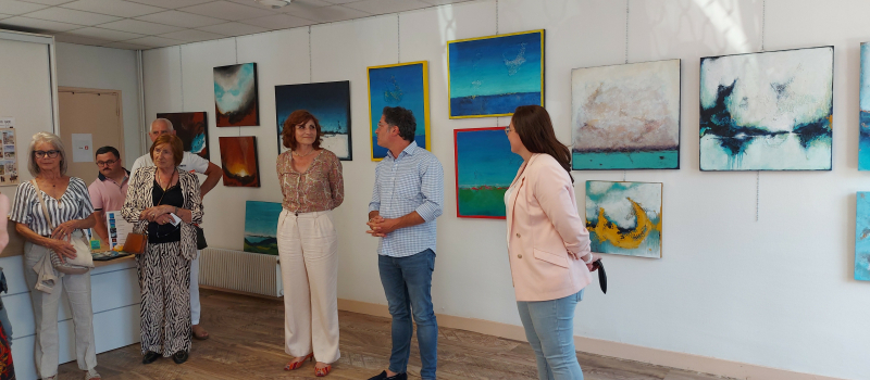 Zart-Zabelle expose à l'Office de Tourisme
