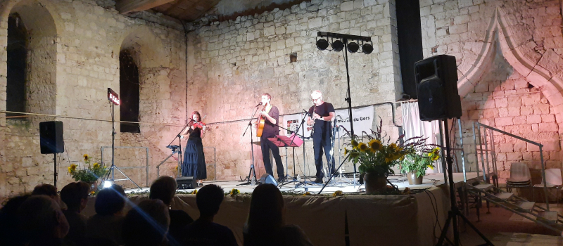 Une soirée de chansons françaises très réussie par Jérôme Arnould et son trio Malo !