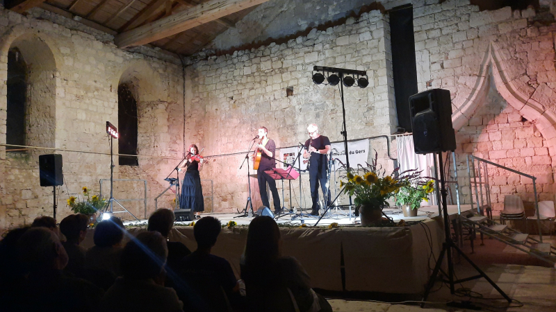Une soirée de chansons françaises très réussie par Jérôme Arnould et son trio Malo !