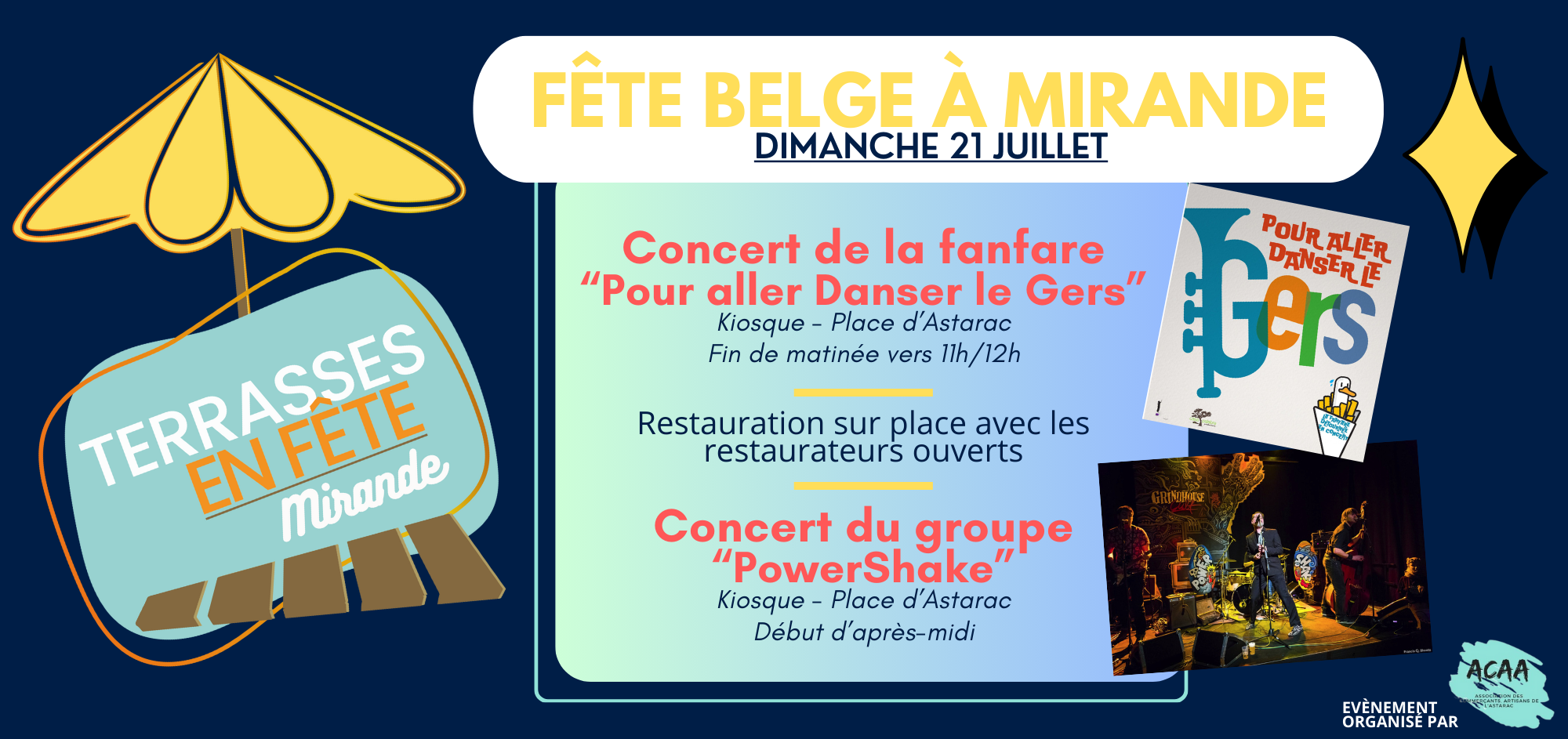 Mirande fête la Belgique ce dimanche 21 juillet !