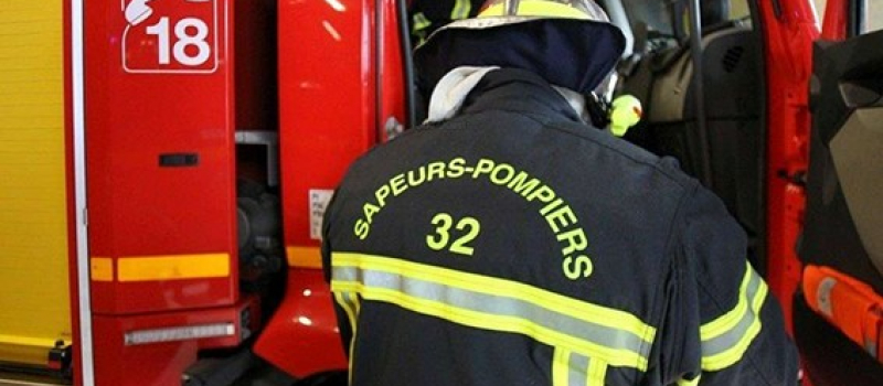 Une maison détruite par un incendie