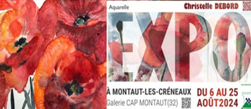 Christelle Debord expose à la galerie Cap Montaut