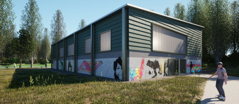 Premiers Coups de Pelle pour le Chantier de Reconversion de l'Ancienne Station d'Épuration en Espace Multisports