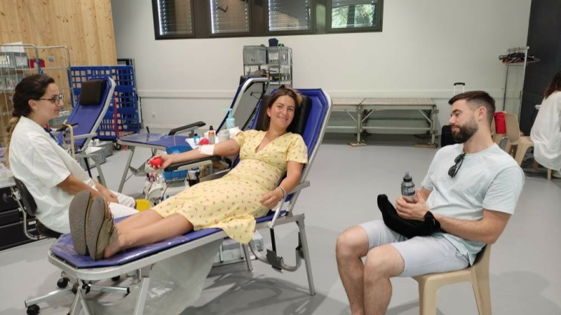 Les donneurs de sang sont venus malgré la chaleur caniculaire