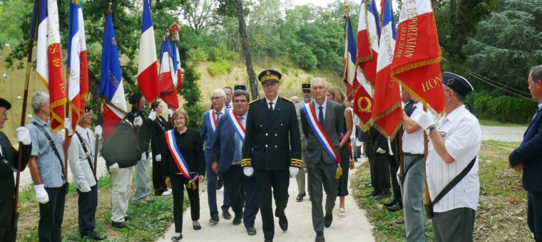 Inauguration du sentier mémoriel pour ne pas oublier les résistans tués par les Allemands