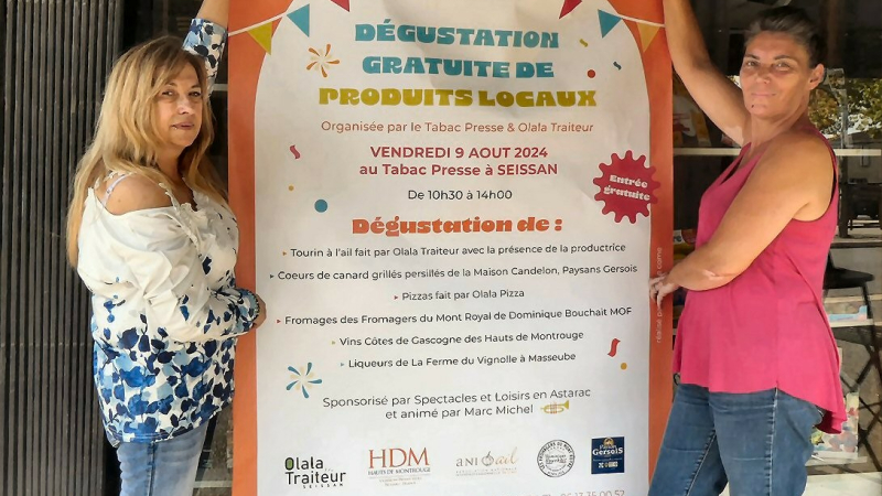 Vendredi 9 août, dégustation de produits locaux en présence des producteurs