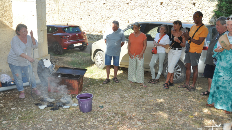 Avoz'art : démonstration de cuisson Raku par Judith Papp