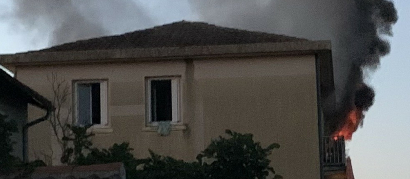 Un appartement ravagé par le feu
