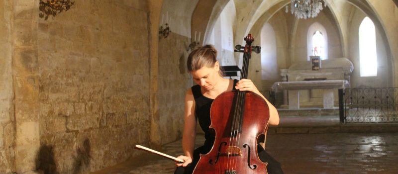 9ème Bach Festival Gers 2024  : concert pour violoncelle au Château d'Avezan