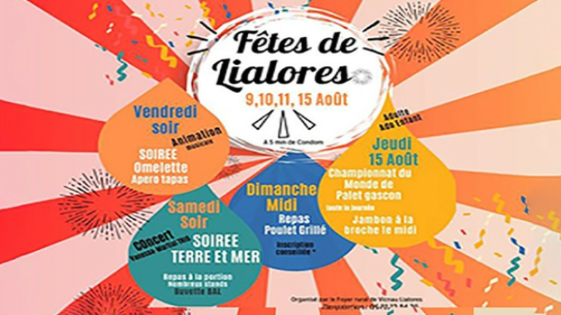 Foyer Rural Vicnau Lialores en fête