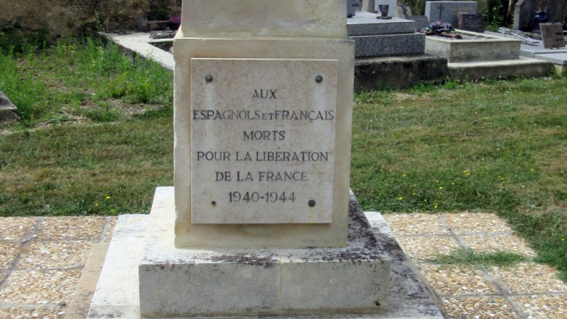 Aux Espagnols et Français morts pour la libération de la France