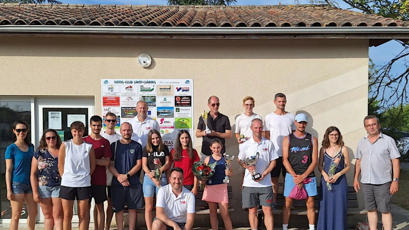 Tennis : un Tournoi réussi, les Saint-Clarais en verve !