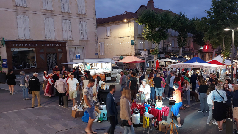 Dernier marché de nuit de l'été mercredi !