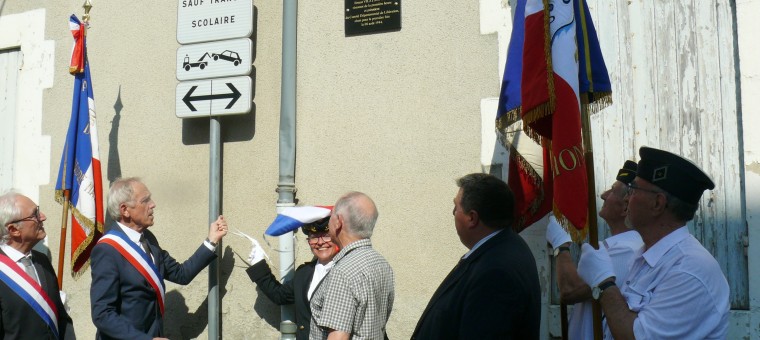 Hommage rendu à Ernest Vila sur son lieu de naissance