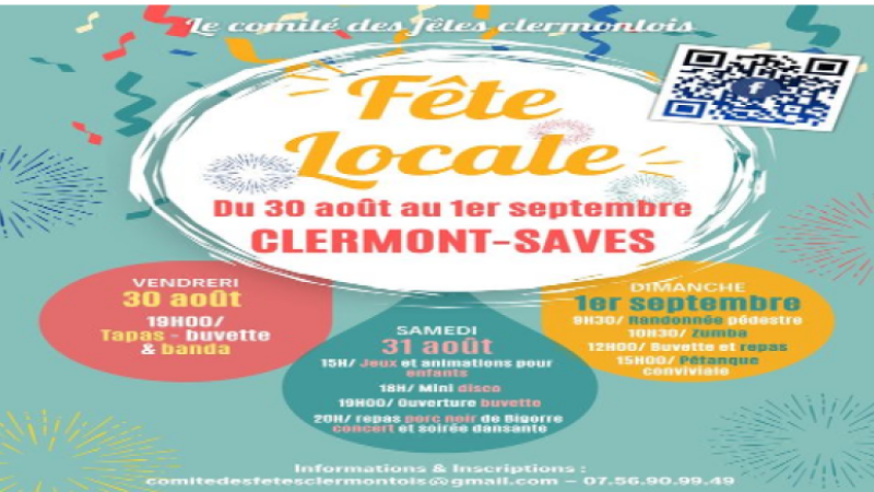 Trois jours de fête à Clermont-Savès..