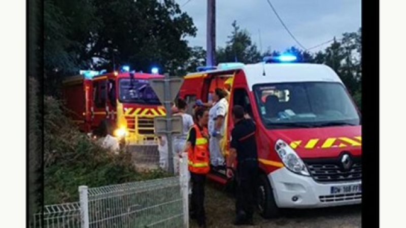 Collision entre un quad et un train