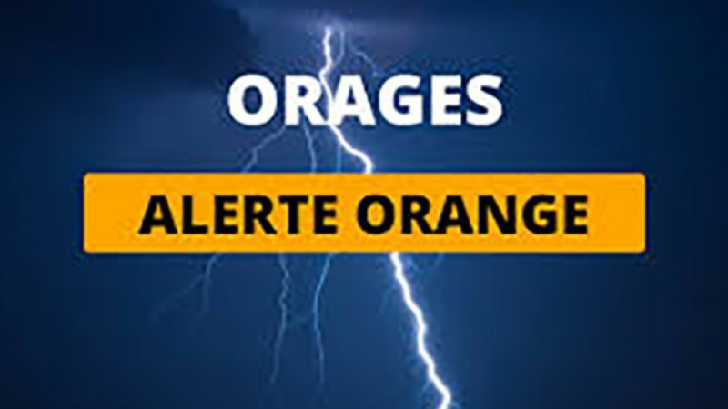 Météo : vigilance Orange Orages et pluies dès ce soir
