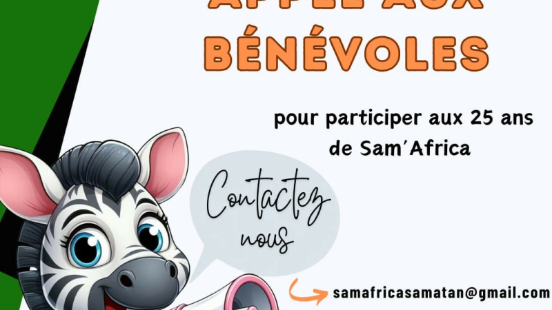 Appel à Bénévolat : Rejoignez l'Équipe du Festival Sam'Africa pour célébrer ses 25 Ans !