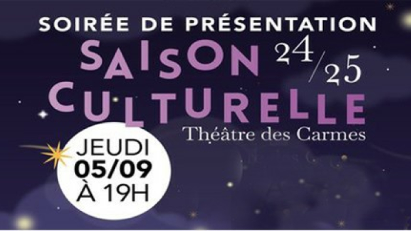 La saison culturelle se dévoile
