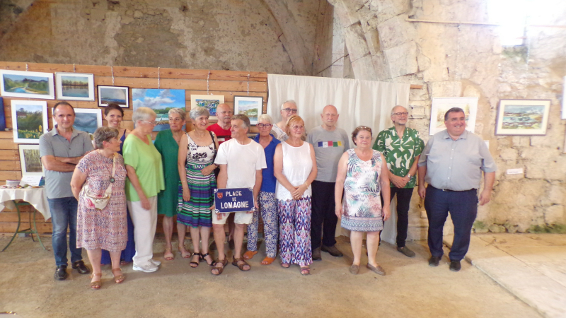 L'exposition de peinture " La Saint-Claraise 2024 " a fermé les portes de la Vieille église jusqu'à l'an prochain...on y reviendra !!!