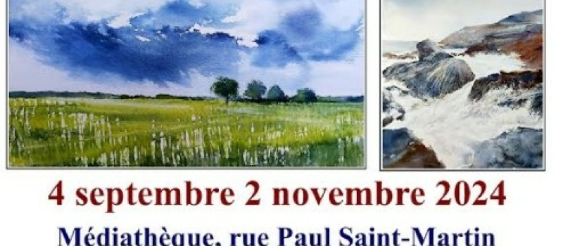 Exposition à la médiathèque