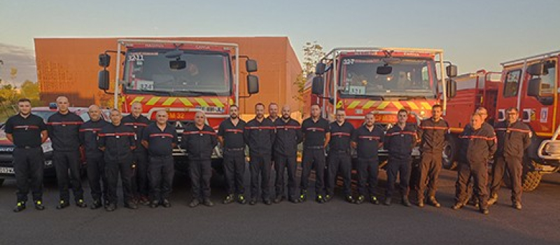 Des sapeurs pompiers gersois en renfort dans l'Aude