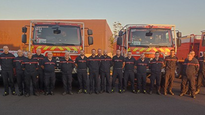 Des sapeurs pompiers gersois en renfort dans l'Aude
