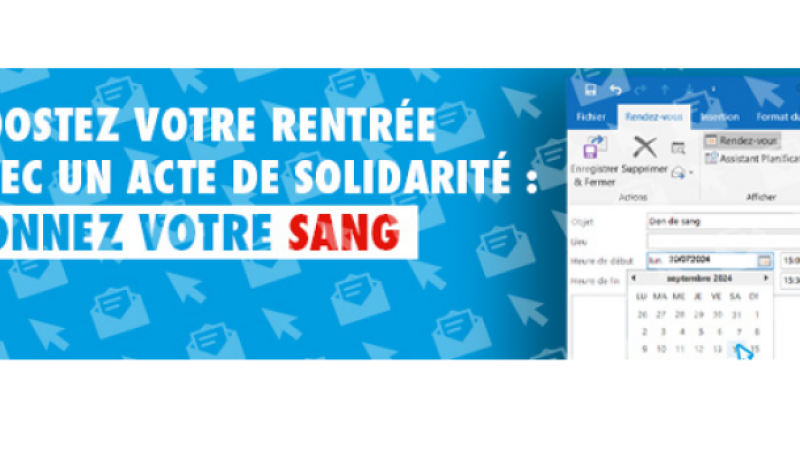 Boostez votre rentrée en participant à la collecte du 6 septembre et participez au week-end anniversaire de l'amicale !