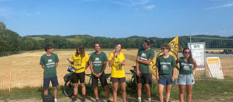 ALTERNATIBA se mobilise contre le bétonnage d’une terre agricole à Masseube.