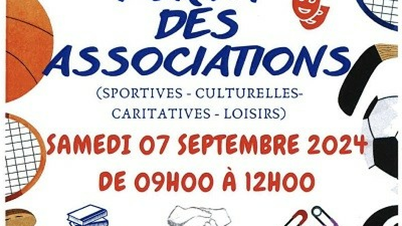 Le forum des associations au stade samedi 7 septembre