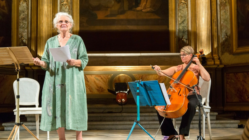 La comédienne Marie Christine Barrault et la violoncelliste Virginie Constant seront à Saint Elix d'Astarc