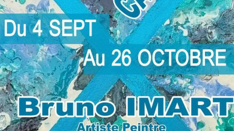 Bruno Imart expose ses peintures
