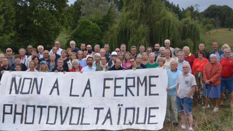 NON au projet d'implantation d'une ferme photovoltaïque sur l'emplacement du golf de Barbet à LOMBEZ
