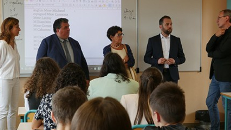 La rentrée au collège Hubert Reeves